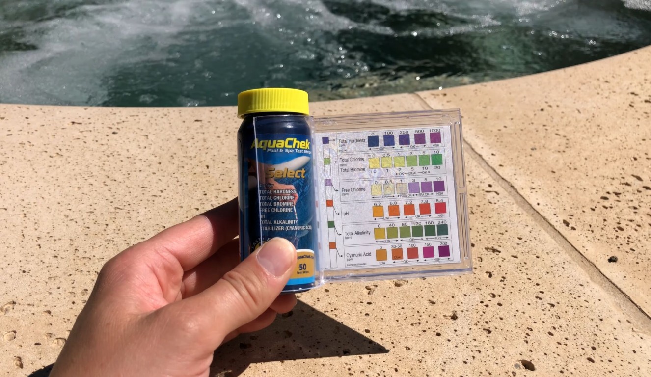 Pool water testing kit and chemical balancing in Norwalk, CA